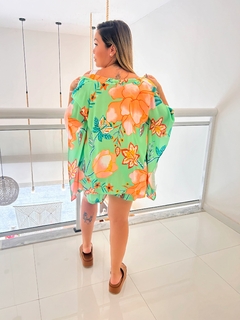 KIMONO MORCEGO EST. VERDE - comprar online
