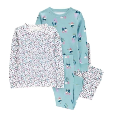 Pijama 4 peças menina Cartes - comprar online