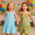 Kit vestido infantil Tommy Bahama floral - loja online