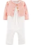 Conjunto macacao + cardiga Carters