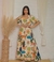 VESTIDO MANGA PRINCESA- ENCANTO DA AMAZÔNIA