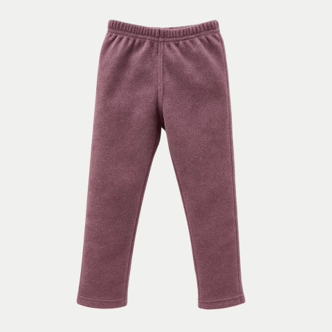 CALZA NIÑA TERMICA CON PIEL BORDO - comprar online