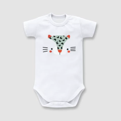 BODY ALGODON PIMA BLANCO LEOPARDA - comprar online