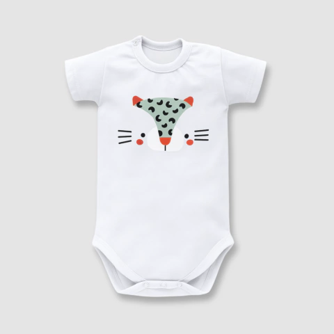 BODY ALGODON PIMA BLANCO LEOPARDA - comprar online