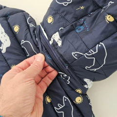 CAMPERA ABRIGO OSO POLAR AZUL en internet