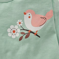 CAMISETA NIÑA PIMA PAJARITO VERDE en internet