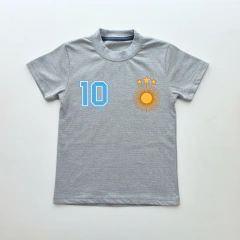 REMERA NIÑO MISTICA ARGENTINA GRIS