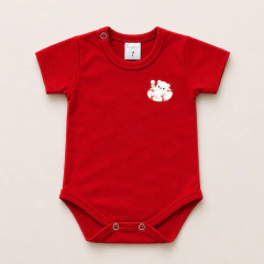 BODY M/C ALGODON Con Lycra ROJO OSITO