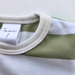 BODY ALGODON Con Lycra Blanco y Verde - comprar online