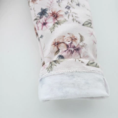 CALZA NIÑA FRISADA PREMIUM FLORAL ROSE en internet