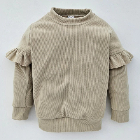 BUZO NIÑA MORLEY VOLADOS BEIGE - comprar online