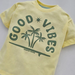 REMERA GOOD VIBES VAINILLA - comprar online