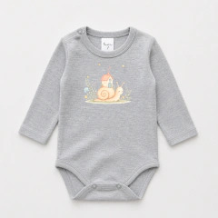 BODY M.L INTERLOCK PIMA GRIS CARACOL