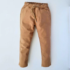 PANTALON CORTE CHINO BEBE GABARDINA CAMEL
