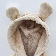 CONJUNTO BEBE CAMPERA PIEL BEIGE - Pequeño Panda