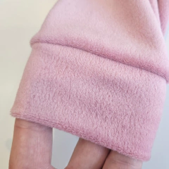 CONJUNTO PLUSH CAPUCHA ROSA VIEJO en internet