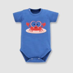 BODY ALGODON PIMA AZUL CRAB - comprar online