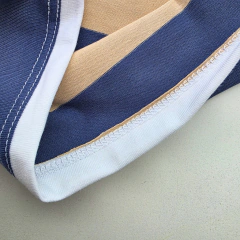 Remera Niño Rayada Algodón Lycra Aero y Beige - tienda online