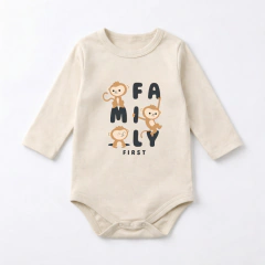 BODY M.L INTERLOCK PIMA BEIGE MONKEYS