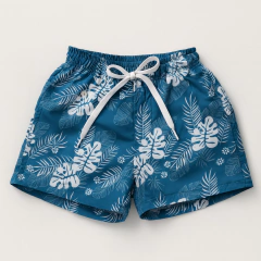 MALLA NIÑO ESTAMPADA CELESTE - comprar online