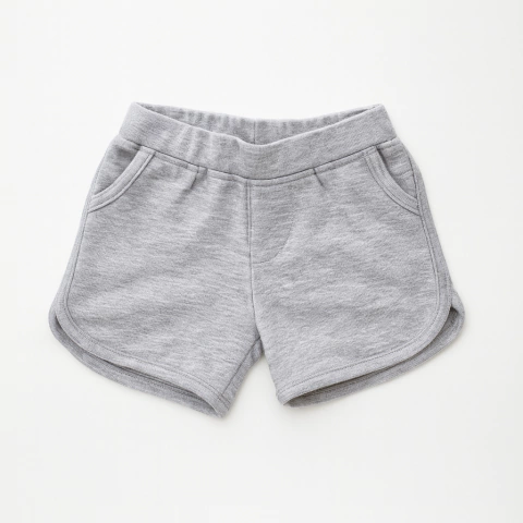 SHORT NIÑA RUSTICO GRIS - comprar online