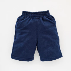 SHORT RUSTICO COLEGIAL AZUL - comprar online