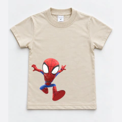 REMERA BEBE PIMA HUESO SPIDEY