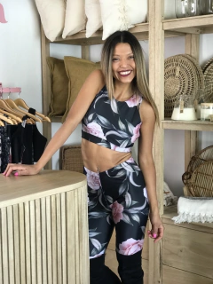 Dúo Top & Leggings ROSA - comprar online
