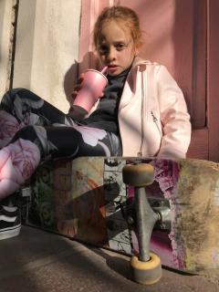 Imagen de LEGGINGS PEQUEÑA ROSA