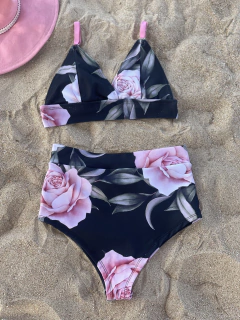 Dúo Top Cómodo y Calzón ROSA - TanFlora LEGGINGS & CO