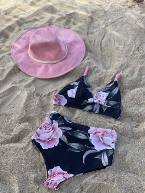 Dúo Top Cómodo y Calzón ROSA