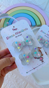 Duplinha Acrílico Coração