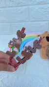 Tiara/kit Capivara
