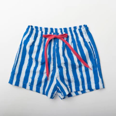 Short MACEIÓ Rayas Azul - Queen Olivia