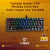Teclado Gamer VSG Mintaka Kailh Red español Latinoamérica color negro con luz RGB