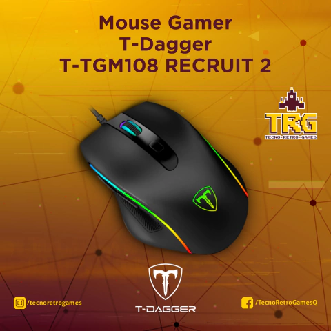 Mouse Gamer T-Dagger T-TGM108 RECRUIT 2