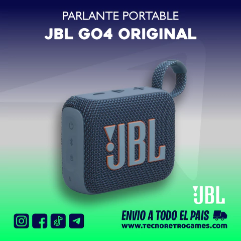Parlante portable JBL GO4 Original, potente y listo para llevarlo a todos lados - comprar online