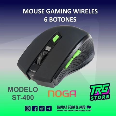 Mouse Gamer Inalámbrico ST-400 | Precisión, Velocidad y Comodidad - comprar online