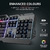Teclado Gamer Trust de Metal con LED de Arco Iris GXT 853 Esca - Tecno Retro Games