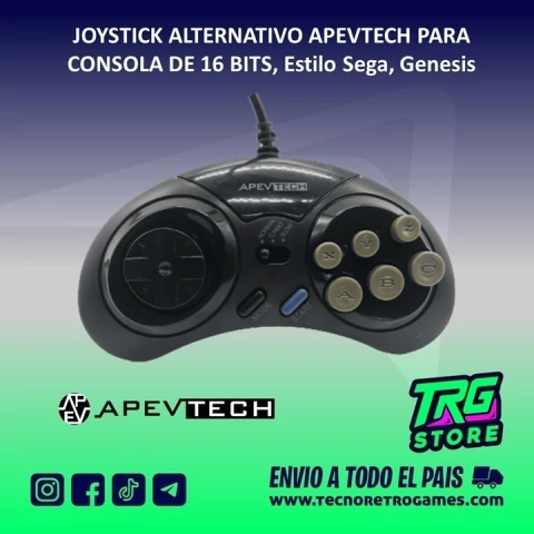 Joysticks alternativos para consolas de 16 BITS, Sega, Genesis por unidad