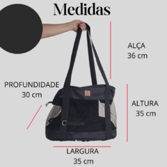 Bag Pet Preto Vivi For Pets - loja online