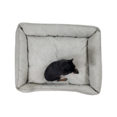 Cama Retangular Pet Cinza Mescla Vivi For Pets na internet