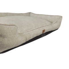 Imagem do Cama Retangular Pet Bege Fendi Mescla Vivi For Pets