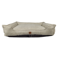 Cama Retangular Pet Bege Fendi Mescla Vivi For Pets - comprar online