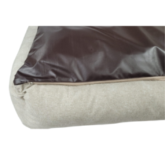 Cama Retangular Pet Bege Fendi Mescla Vivi For Pets - comprar online