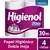 HIGIENOL PAPEL HIGIENICO PLUS DOBLE HOJA 4 X 30 MTS
