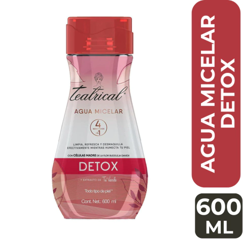 TEATRICAL AGUA MICELAR DETOX X 600 ML