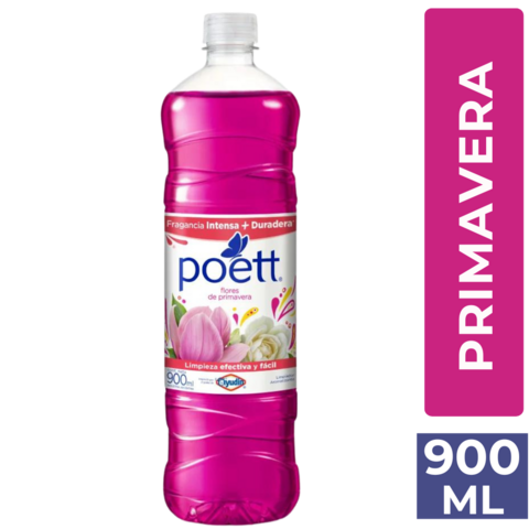 POETT LIMPIADOR LIQUIDO FLORES DE PRIMAVERA X 900 ML