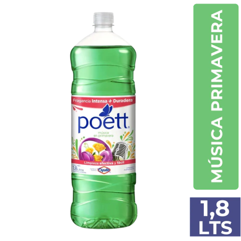 POETT LIMPIADOR LIQUIDO MUSICA DE PRIMAVERA X 1,8 LTS