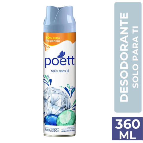 POETT DESODORANTE DE AMBIENTE SOLO PARA TI X 360 ML